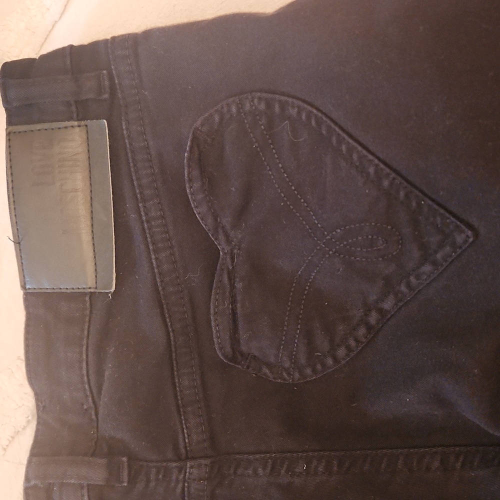 Love Moschino  skinny black denim